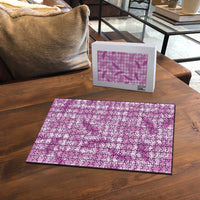 Pink Palaka Hawaii Palapalai Puzzle Hawaiian Fern - Polynesian Pride