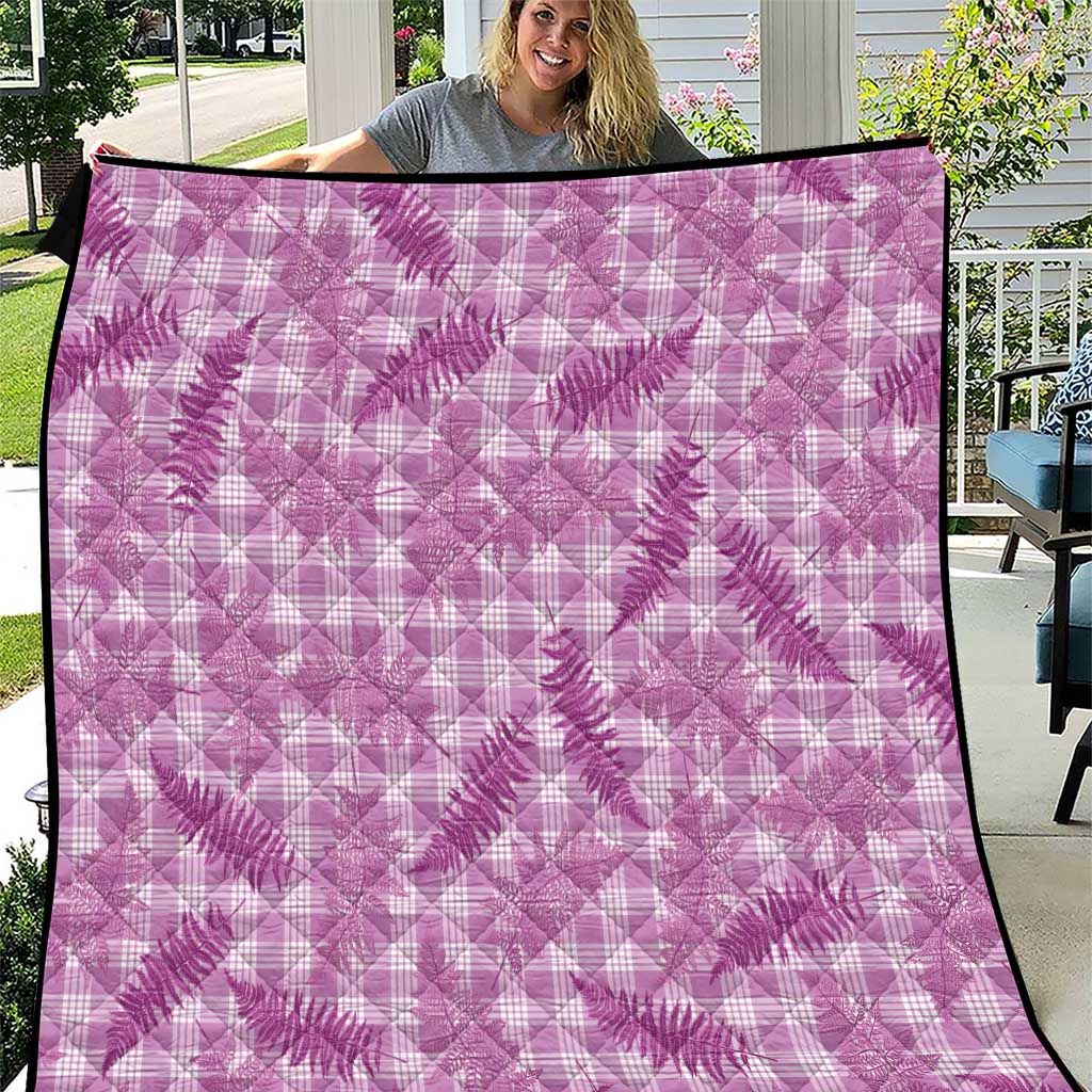 Pink Palaka Hawaii Palapalai Quilt Hawaiian Fern LT14 Pink - Polynesian Pride