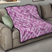 Pink Palaka Hawaii Palapalai Quilt Hawaiian Fern LT14 - Polynesian Pride