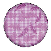Pink Palaka Hawaii Palapalai Spare Tire Cover Hawaiian Fern - Polynesian Pride
