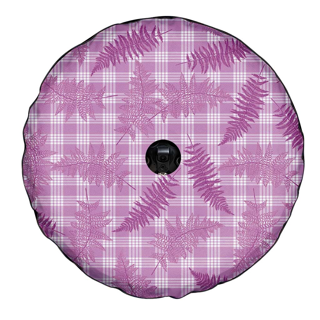 Pink Palaka Hawaii Palapalai Spare Tire Cover Hawaiian Fern - Polynesian Pride