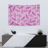 Pink Palaka Hawaii Palapalai Tapestry Hawaiian Fern - Polynesian Pride