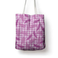 Pink Palaka Hawaii Palapalai Tote Bag Hawaiian Fern - Polynesian Pride