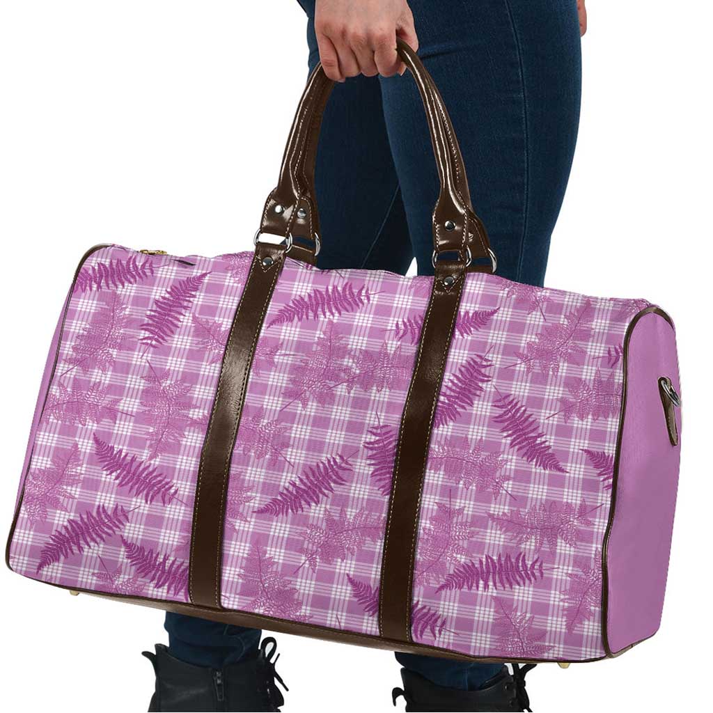Pink Palaka Hawaii Palapalai Travel Bag Hawaiian Fern - Polynesian Pride