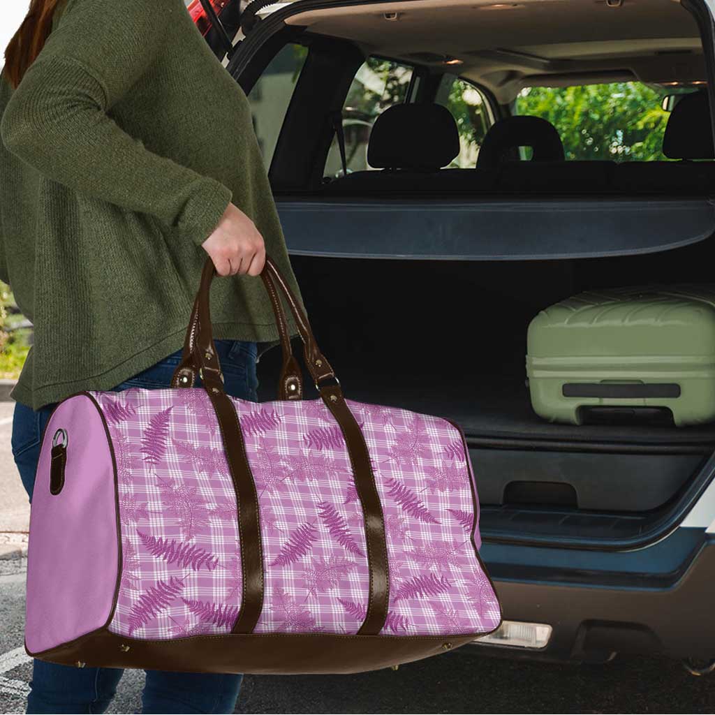 Pink Palaka Hawaii Palapalai Travel Bag Hawaiian Fern - Polynesian Pride