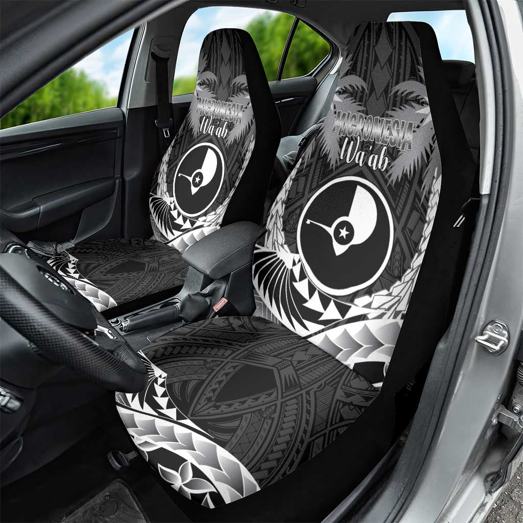 FSM Yap Day Car Seat Cover 2025 Wa'ab Micronesia Black Color