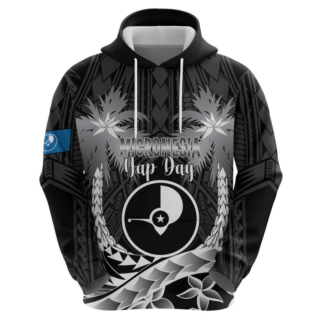FSM Yap Day Hoodie 2025 Wa'ab Micronesia Black Color