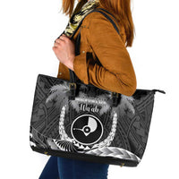 FSM Yap Day Leather Tote Bag 2025 Wa'ab Micronesia Black Color