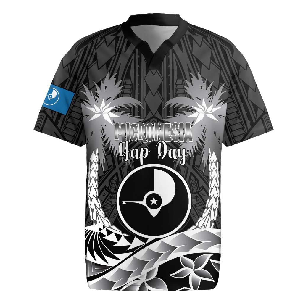 FSM Yap Day Rugby Jersey 2025 Wa'ab Micronesia Black Color
