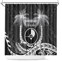 FSM Yap Day Shower Curtain 2025 Wa'ab Micronesia Black Color