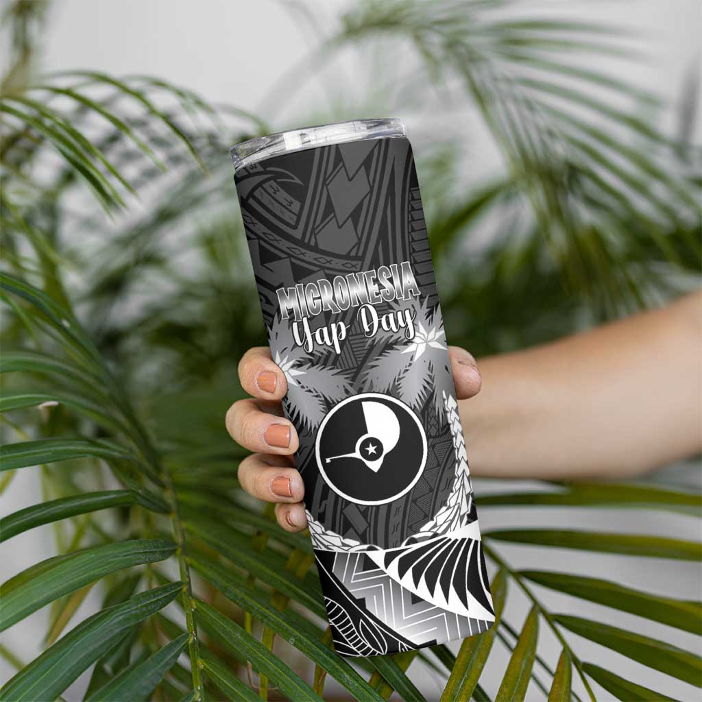 FSM Yap Day Skinny Tumbler 2025 Wa'ab Micronesia Black Color