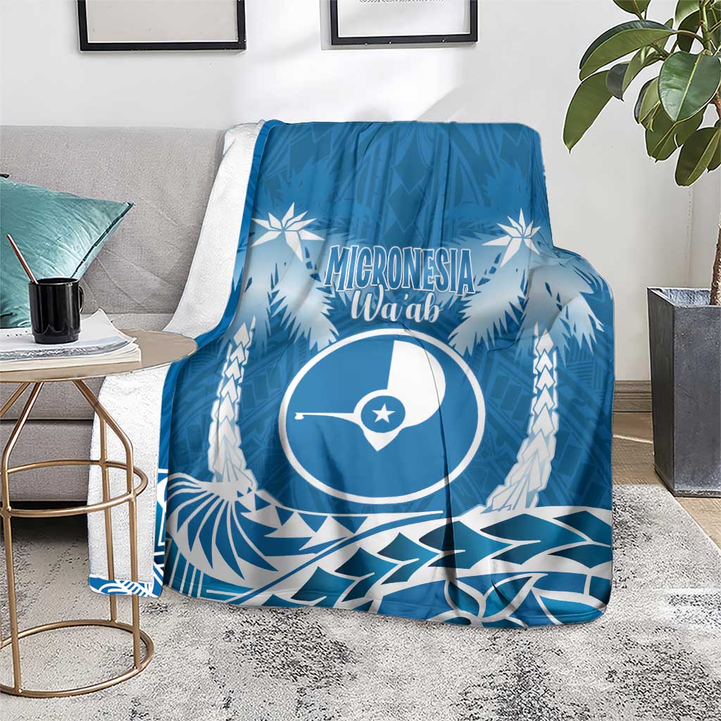 FSM Yap Day Blanket 2025 Wa'ab Micronesia Flag Color
