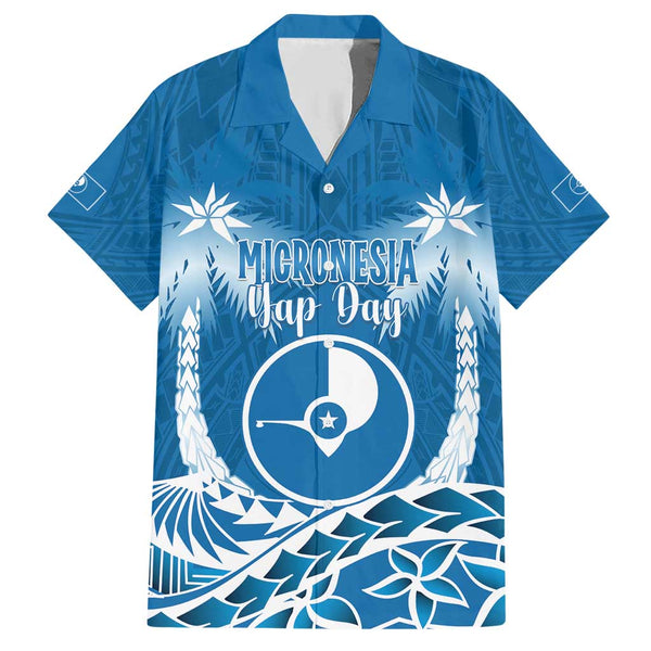 Custom Federated States of Micronesia Matching Hawaiian Shirt and Dress Polynesian Hibiscus Flowers LT14 main image 0
