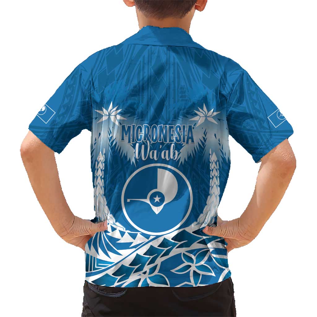 FSM Yap Day Hawaiian Shirt 2025 Wa'ab Micronesia Flag Color