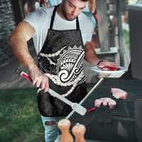 Aloha Hawaii Kalo Pikake Lei Apron Chest Tattoo Black Hawaiian Pattern LT14 - Polynesian Pride
