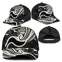 Aloha Hawaii Kalo Pikake Lei Classic Cap Chest Tattoo Black Hawaiian Pattern LT14 - Polynesian Pride
