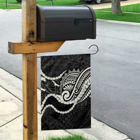 Aloha Hawaii Kalo Pikake Lei Garden Flag Chest Tattoo Black Hawaiian Pattern