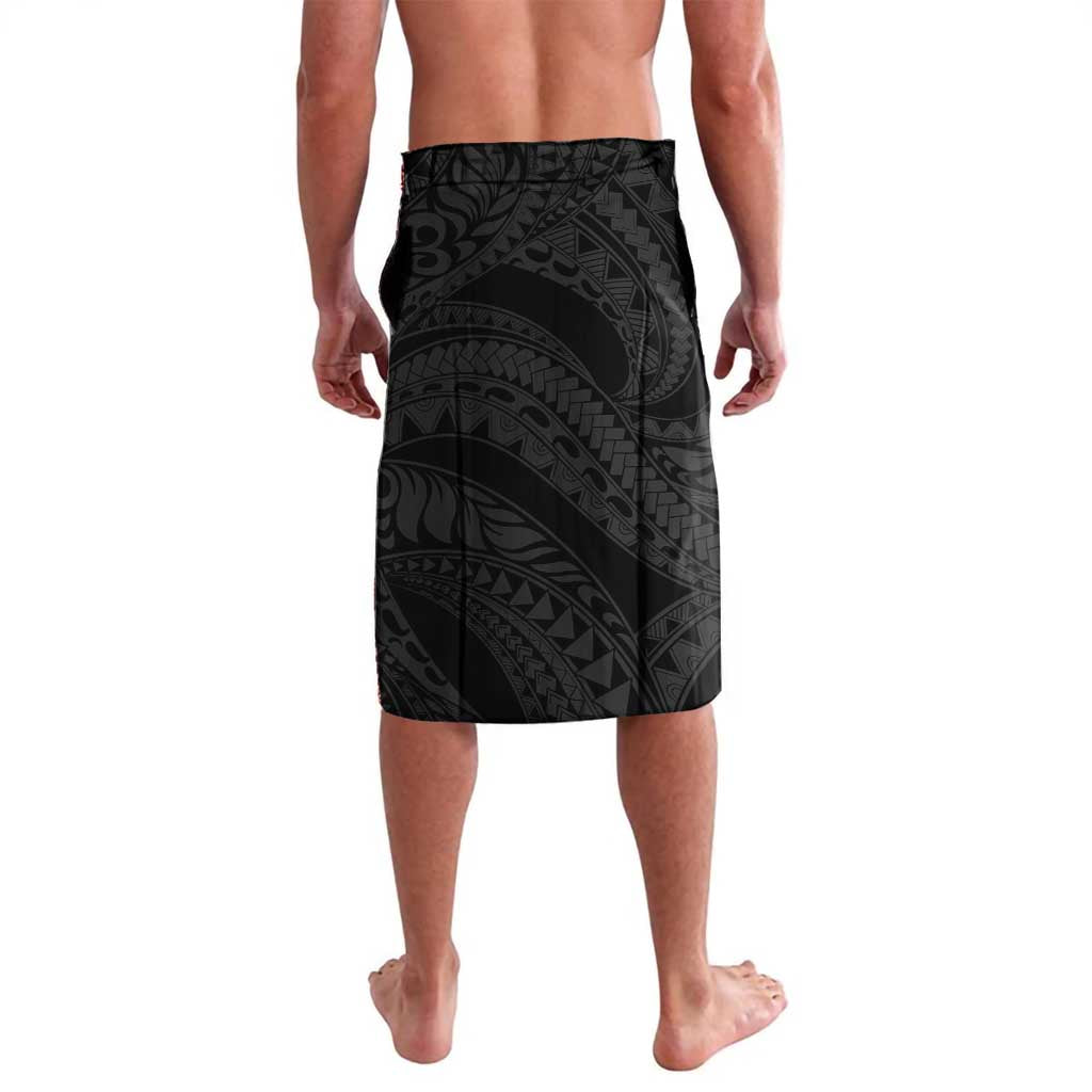Aloha Hawaii Kalo Pikake Lei Lavalava Chest Tattoo Black Hawaiian Pattern LT14 - Polynesian Pride
