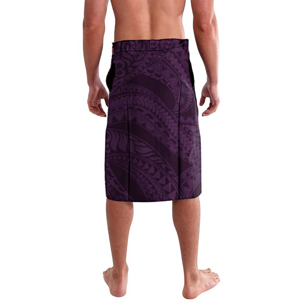 Aloha Hawaii Kalo Pikake Lei Lavalava Chest Tattoo Purple Hawaiian Pattern LT14 - Polynesian Pride