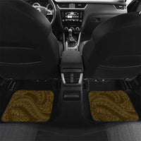 Aloha Hawaii Kalo Pikake Lei Car Mats Chest Tattoo Gold Hawaiian Pattern
