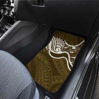 Aloha Hawaii Kalo Pikake Lei Car Mats Chest Tattoo Gold Hawaiian Pattern