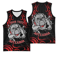 Aotearoa Bulldog Basketball Jersey NZ Maori Tattoo - Polynesian Pride