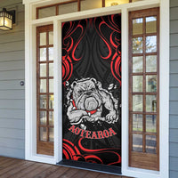 Aotearoa Bulldog Door Cover NZ Maori Tattoo - Polynesian Pride