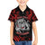 Personalised Aotearoa Bulldog Family Matching Long Sleeve Bodycon Dress and Hawaiian Shirt NZ Maori Tattoo
