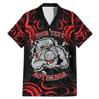 Personalised Aotearoa Bulldog Family Matching Mermaid Dress and Hawaiian Shirt NZ Maori Tattoo
