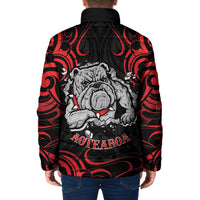 Aotearoa Bulldog Padded Jacket NZ Maori Tattoo - Polynesian Pride