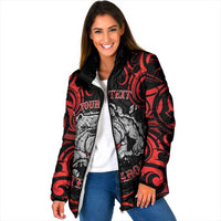 Aotearoa Bulldog Padded Jacket NZ Maori Tattoo - Polynesian Pride
