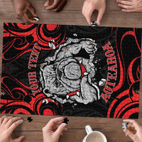 Personalised Aotearoa Bulldog Puzzle NZ Maori Tattoo - Polynesian Pride