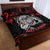 Personalised Aotearoa Bulldog Quilt Bed Set NZ Maori Tattoo