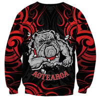 Personalised Aotearoa Bulldog Sweatshirt NZ Maori Tattoo