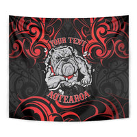 Personalised Aotearoa Bulldog Tapestry NZ Maori Tattoo
