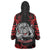 Personalised Aotearoa Bulldog Wearable Blanket Hoodie NZ Maori Tattoo