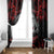 Personalised Aotearoa Bulldog Window Curtain NZ Maori Tattoo