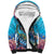 Hawaii Snorkeling Honu Turtle Sherpa Hoodie Under The Ocean Vibes