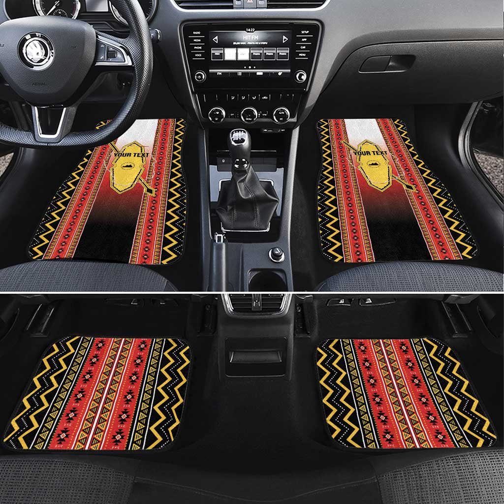 Personalised Bukidnon Philippines Car Mats The Food Basket of Region X LT14 Set 4pcs Red - Polynesian Pride