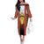 Personalised Bukidnon Philippines Family Matching Off The Shoulder Long Sleeve Dress and Hawaiian Shirt The Food Basket of Region X