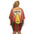 Personalised Bukidnon Philippines Family Matching Off Shoulder Short Dress and Hawaiian Shirt The Food Basket of Region X