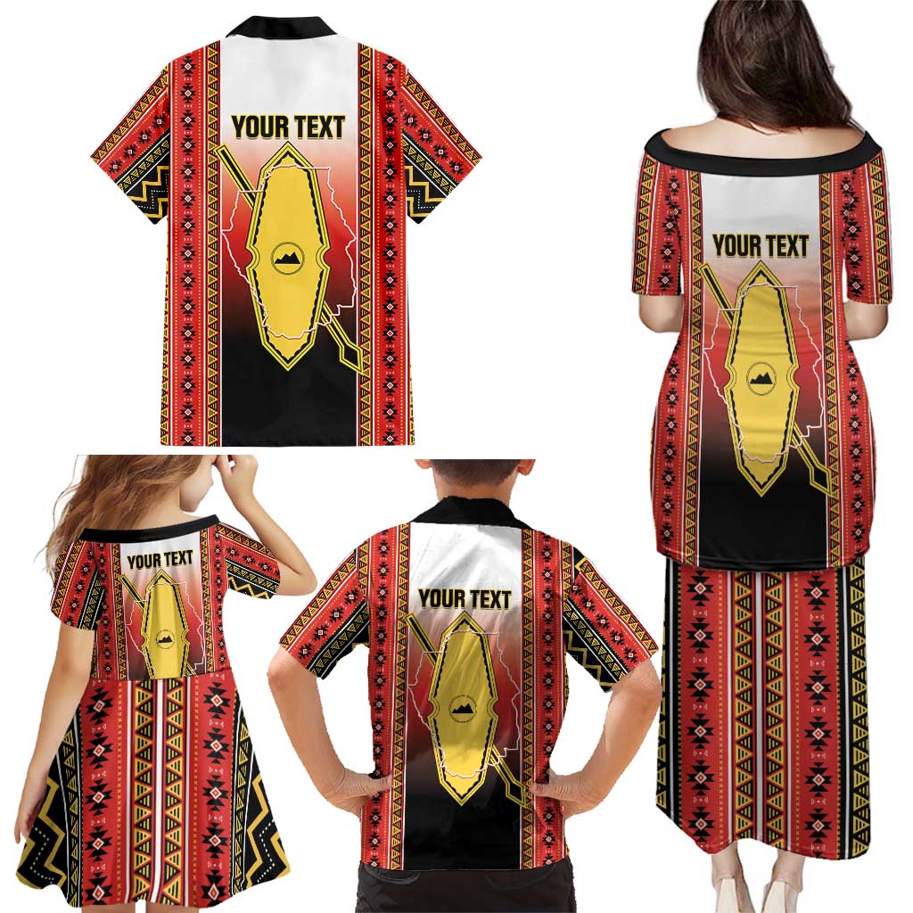 Personalised Bukidnon Philippines Family Matching Puletasi and Hawaiian Shirt The Food Basket of Region X