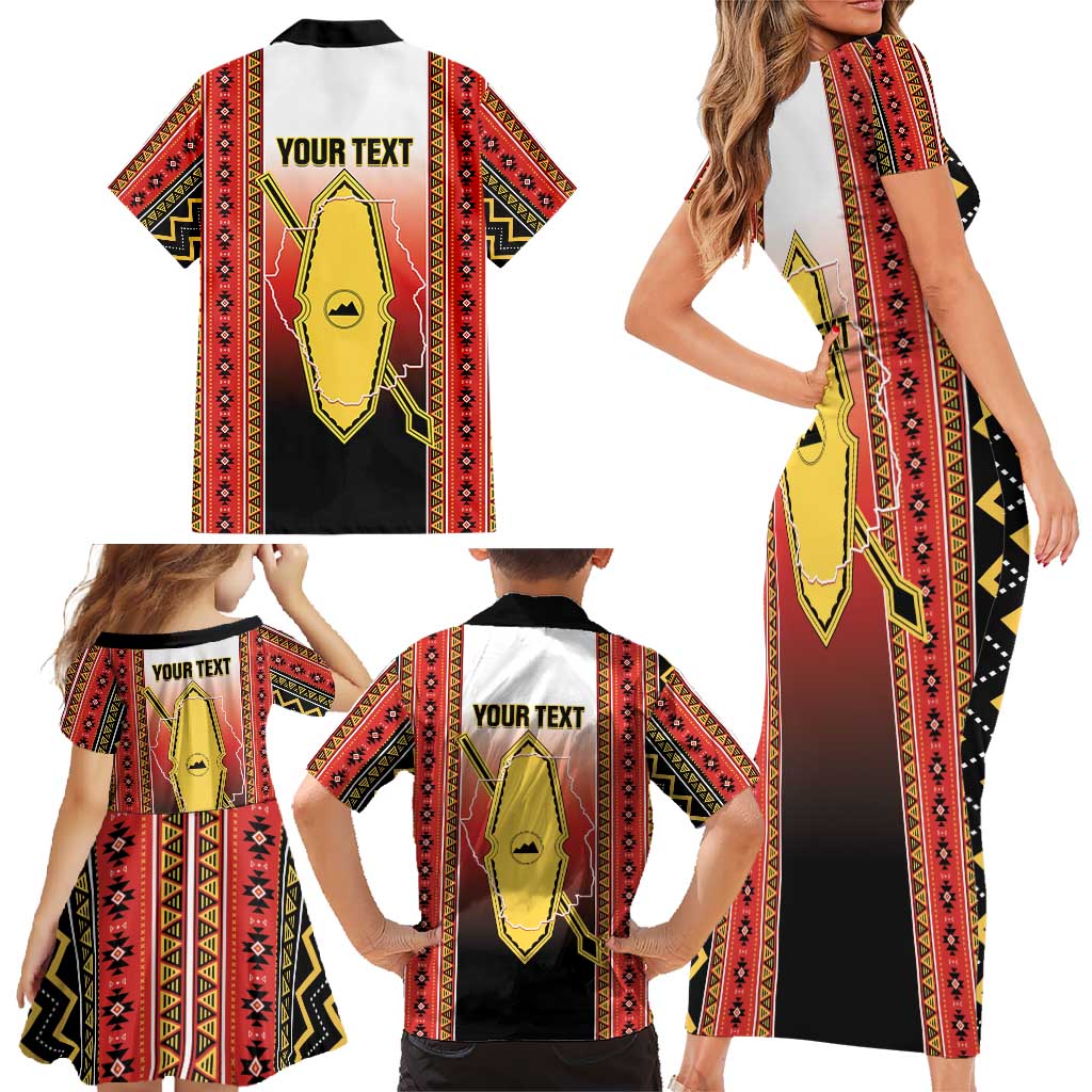 Personalised Bukidnon Philippines Family Matching Short Sleeve Bodycon Dress and Hawaiian Shirt The Food Basket of Region X