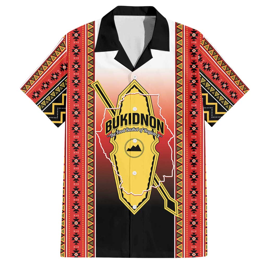 Personalised Bukidnon Philippines Family Matching Summer Maxi Dress and Hawaiian Shirt The Food Basket of Region X