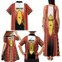Personalised Bukidnon Philippines Family Matching Tank Maxi Dress and Hawaiian Shirt The Food Basket of Region X