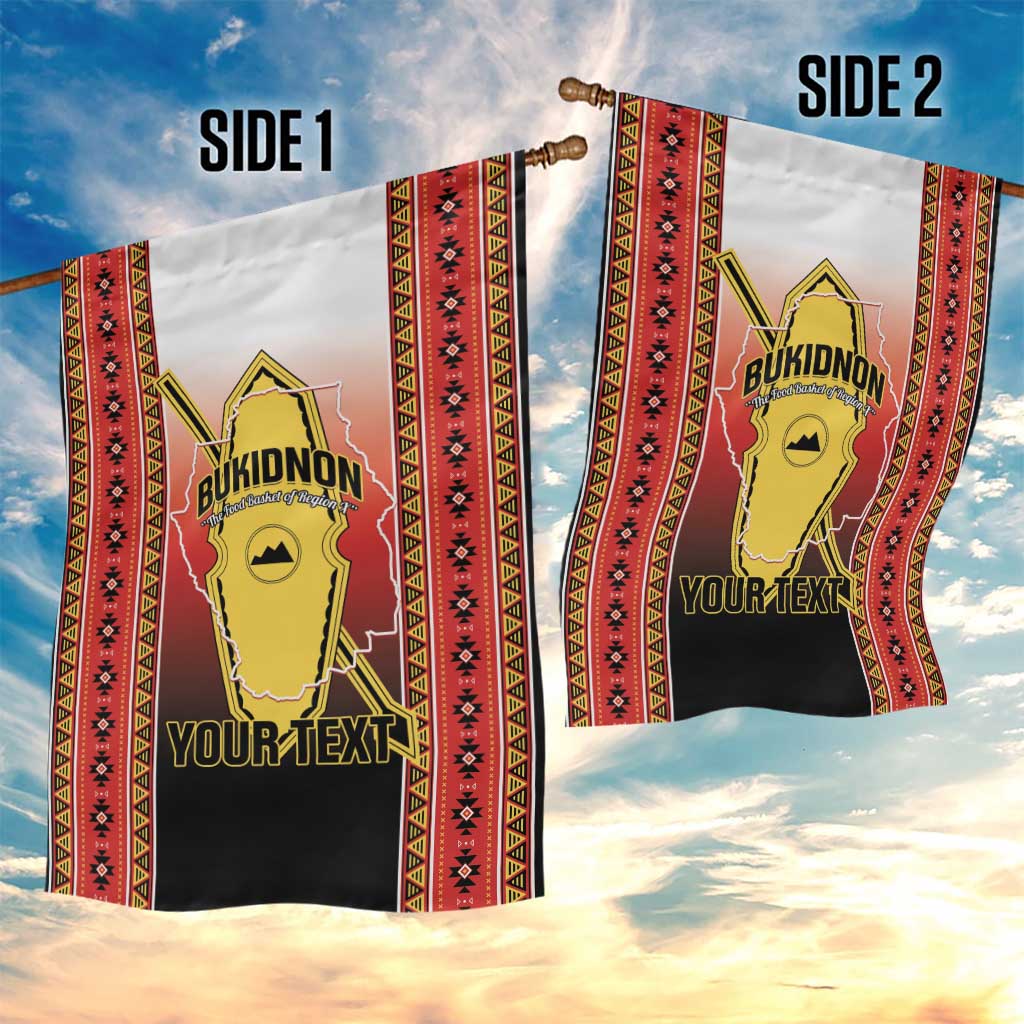 Personalised Bukidnon Philippines Garden Flag The Food Basket of Region X