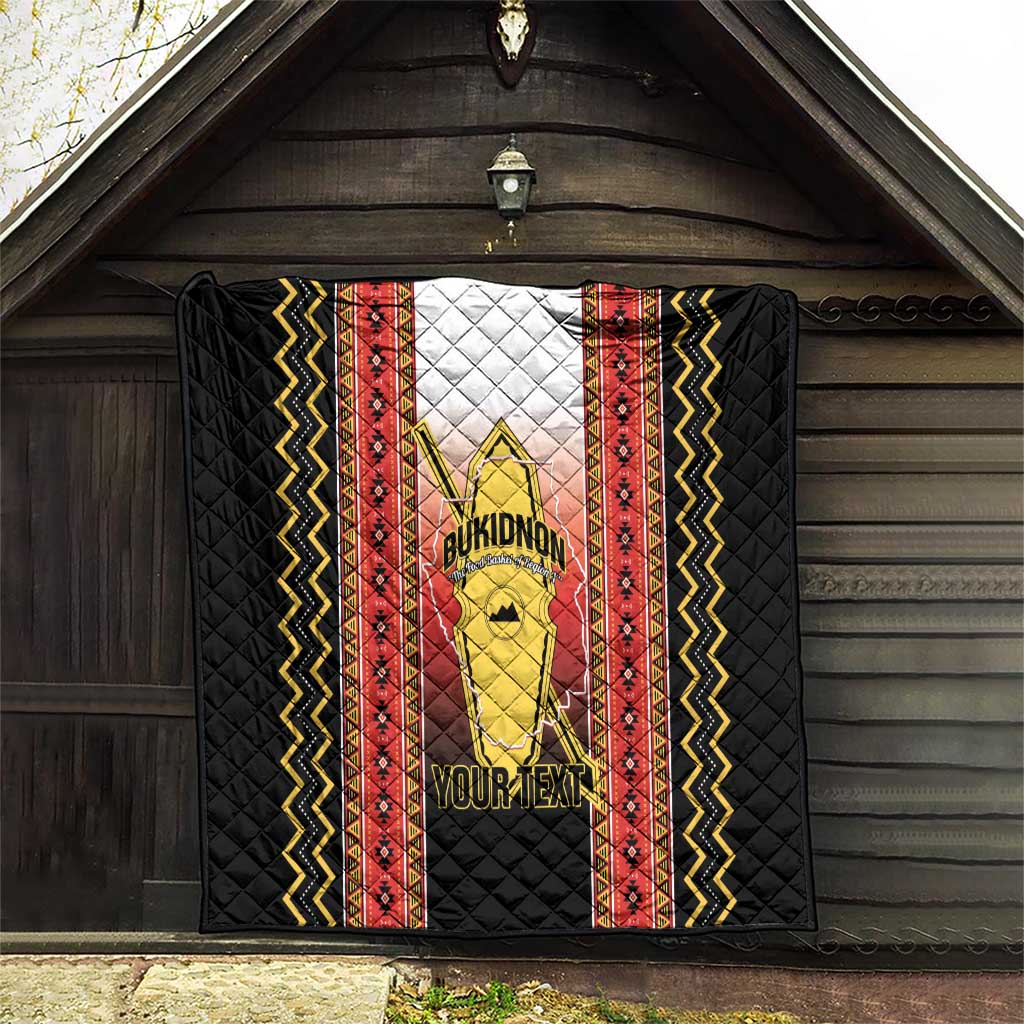 Personalised Bukidnon Philippines Quilt The Food Basket of Region X