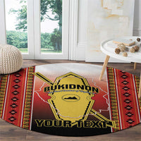 Personalised Bukidnon Philippines Round Carpet The Food Basket of Region X