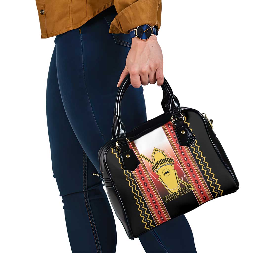 Personalised Bukidnon Philippines Shoulder Handbag The Food Basket of Region X LT14 - Polynesian Pride