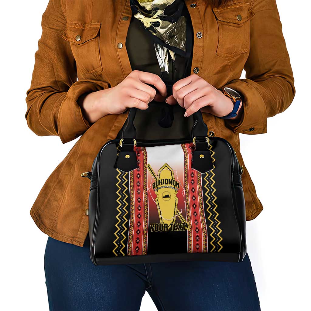 Personalised Bukidnon Philippines Shoulder Handbag The Food Basket of Region X LT14 - Polynesian Pride